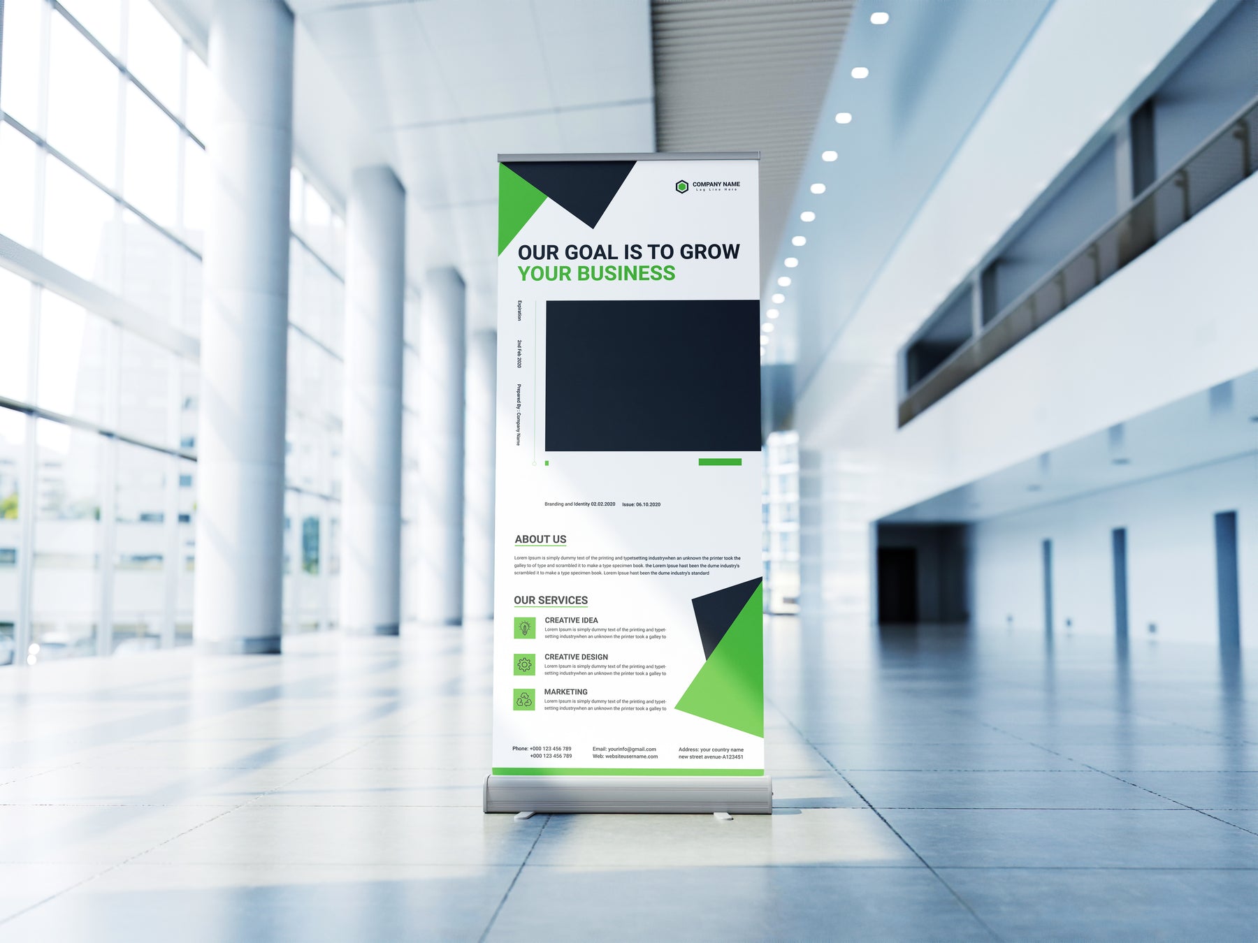 Professional pull-up banner stand for events, exhibitions - Comprehensive guide