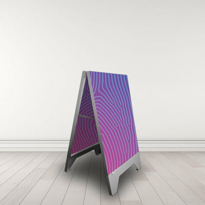 A Frame SEG Pavement Sign