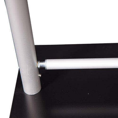 Tube display system with fabric graphics ideal for retail promotions and marketing events.