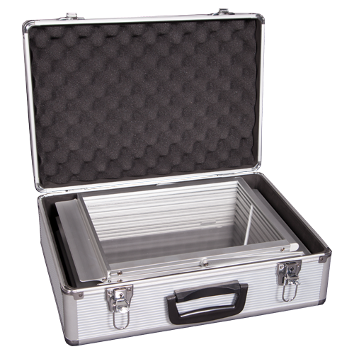 Aluminium Zig Zag Literature Stand.