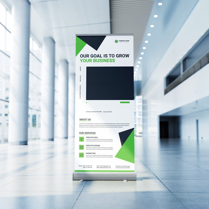 Professional pull-up banner stand for events, exhibitions - Comprehensive guide