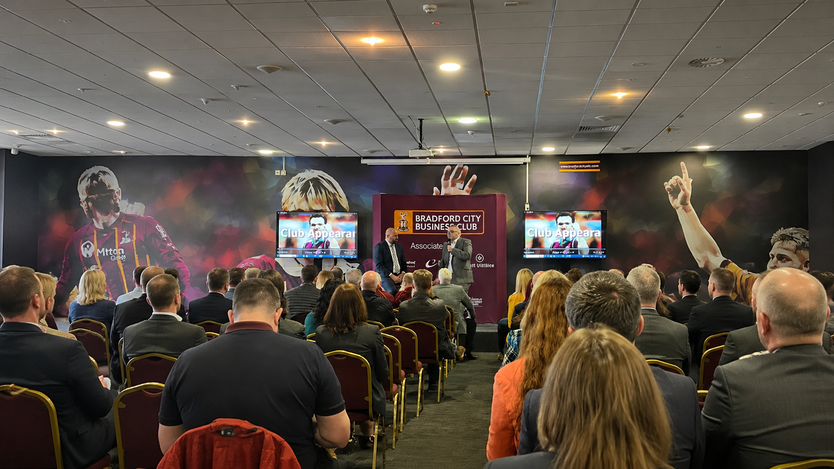 Branded Display Solutions for Bradford City FC Matchdays and Events