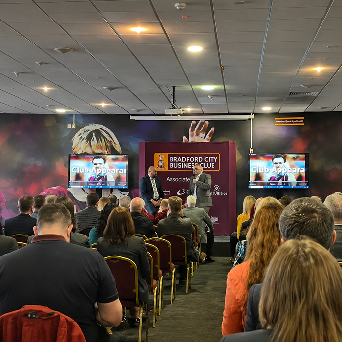 Branded Display Solutions for Bradford City FC Matchdays and Events