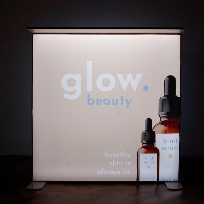 Customizable PVC LED lightbox ideal for retail displays and exhibitions - Silicon edge fabric technology