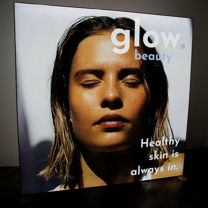 Customizable PVC LED lightbox ideal for retail displays and exhibitions - Silicon edge fabric technology