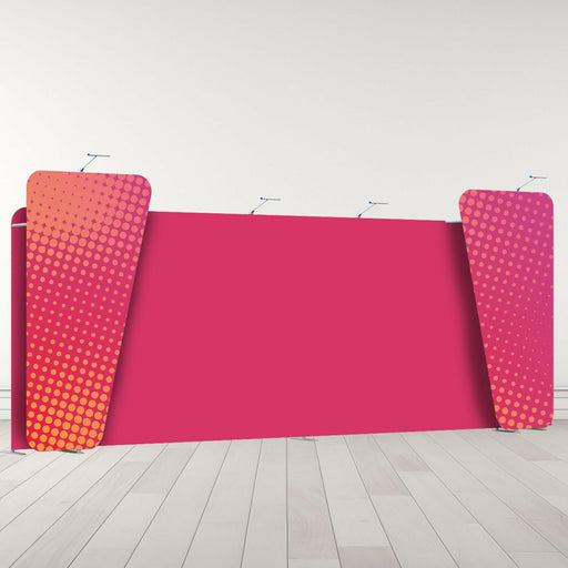 "3D effect panel attachment for fabric display - enhance presentation"