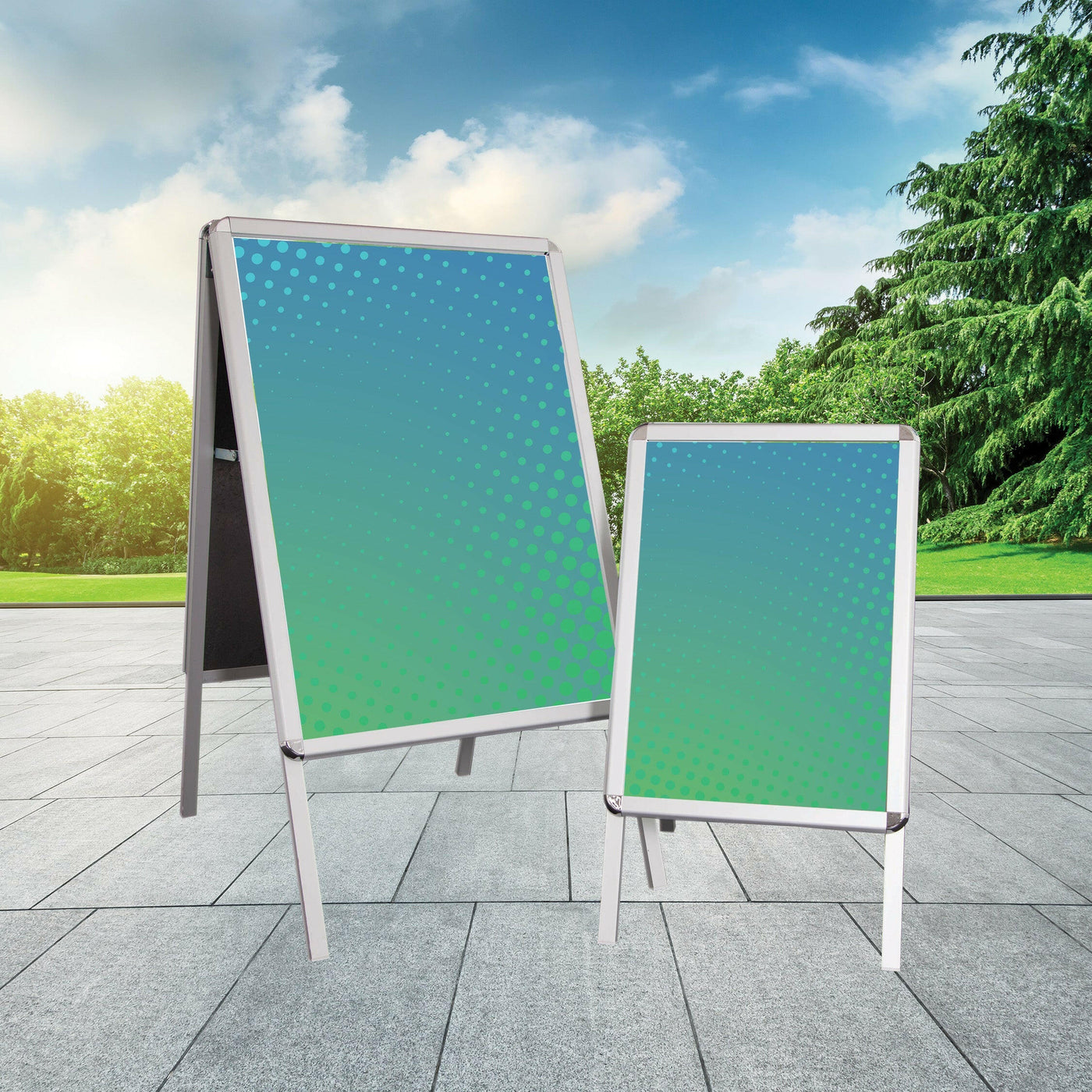 Outdoor A Frame Poster Pavement Sign | A Board | Free Poster — Display ...