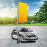 Drive On Telescopic Car Flag, Pole & Base - Available Single or Double Sided