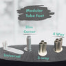 Modular Tube Fabric Display Accessories - 7 Products Available