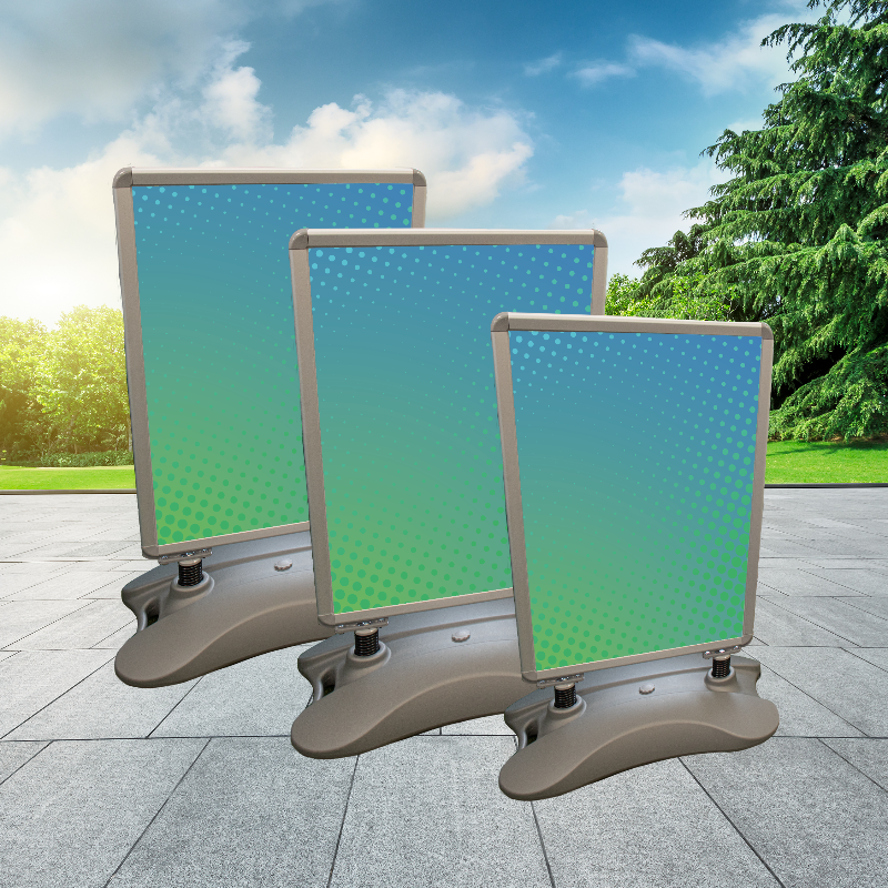 Spring Frame Pop Up Sign Outdoor Spring Poster Frame | A2, A1 & A0 Pavement Signs — Display Direct