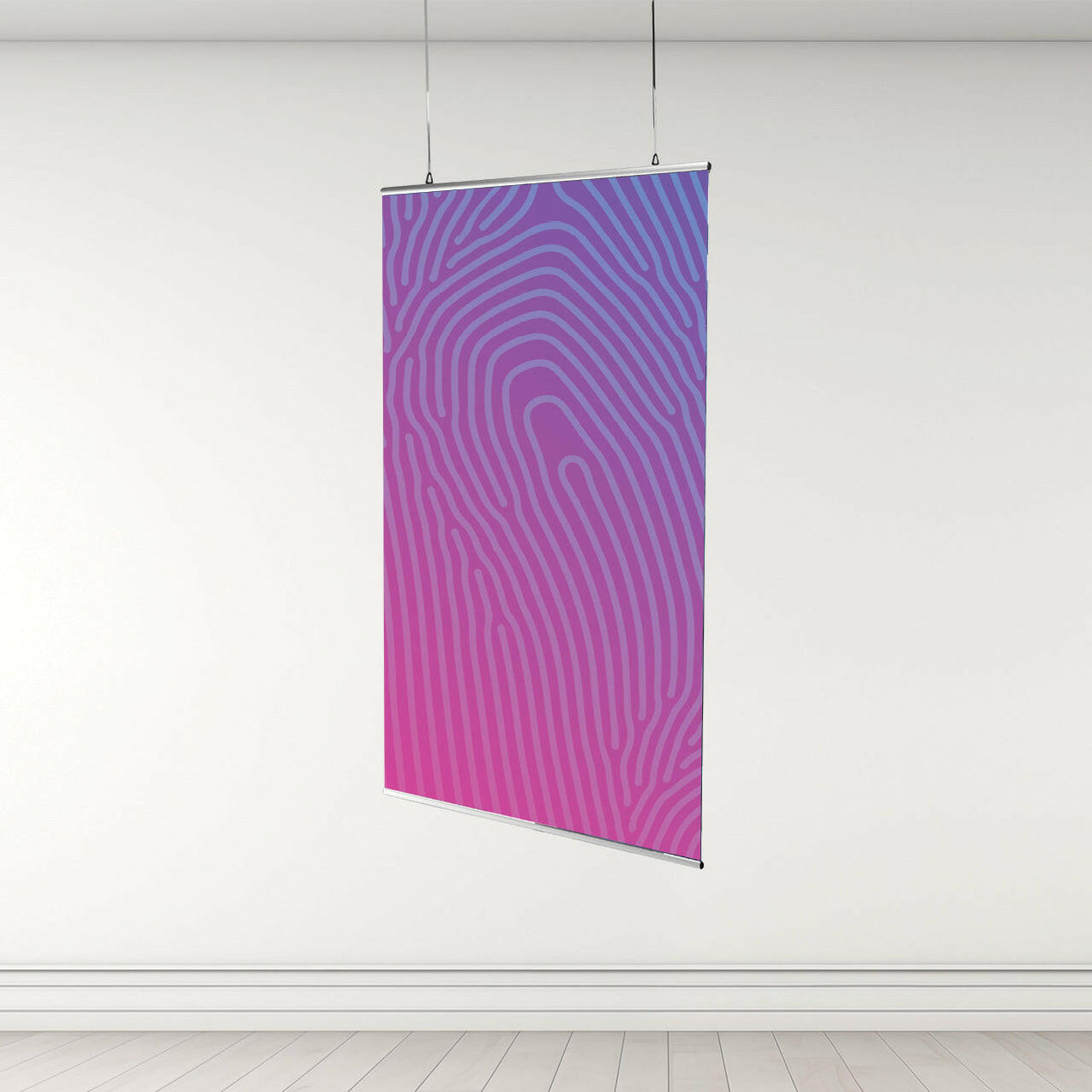 Poster Hanging Rails - 25mm Snap and Grip Action — Display Direct