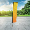 Premium Aluminium Promotional Flag - Available in 4 Sizes, 3 Shapes & 2 Styles