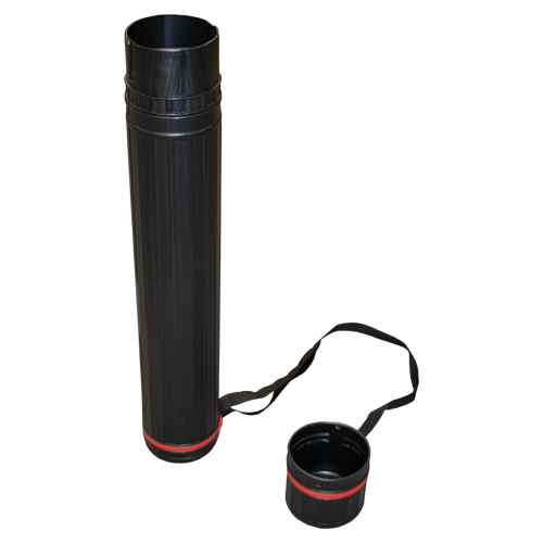 Tube Protection Merchandise Telescopic Graphic Tube Carrier with Strap — Display Direct