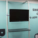 High-quality modular fabric display setup with versatile accessories